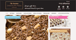 Desktop Screenshot of gourmetchocolatepizza.co.uk